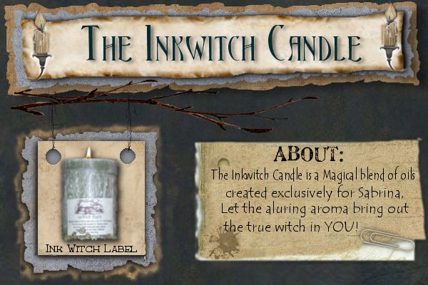 ink witch candle